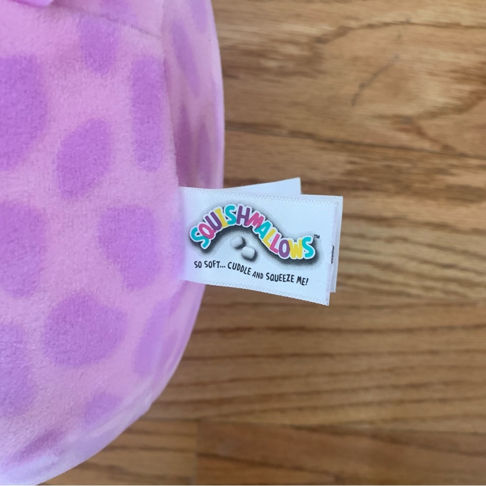 RARE Jazzy the Purple Giraffe Squishmallow Valentine’s Day Squad 11” Red/Pink 18 - Picture 5 of 9